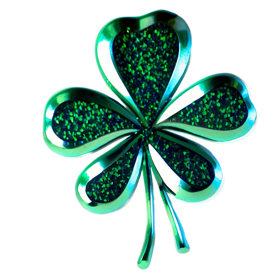 Glitter Shamrock Png 05242024 PNG Image