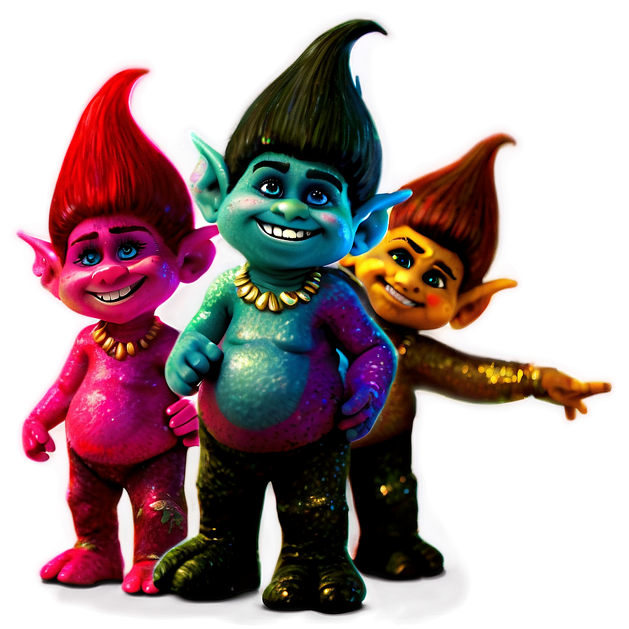 Glitter Trolls Png 9 PNG Image