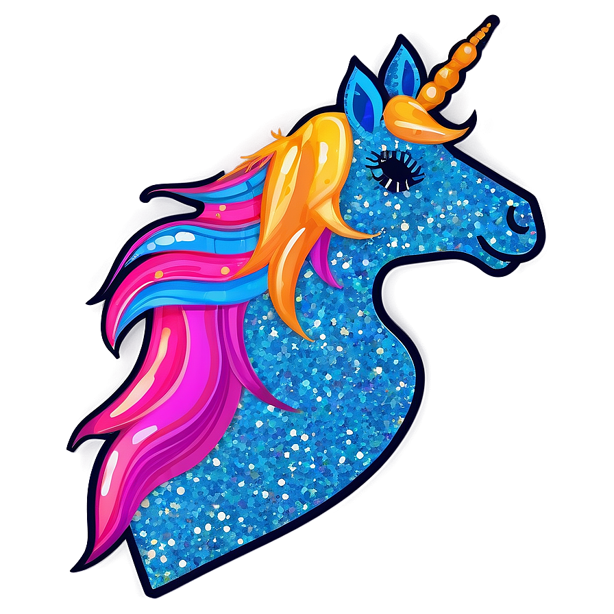 Glitter Unicorn Clipart Png Phs PNG Image