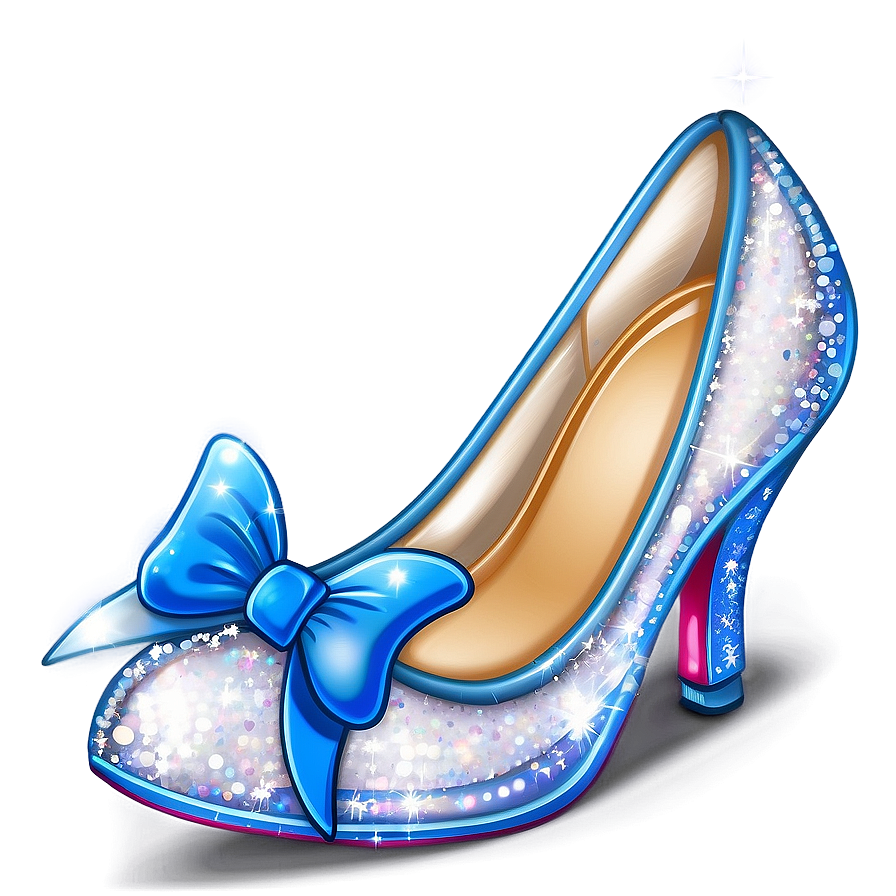 Glittering Cinderella Shoe Png Vfy PNG Image