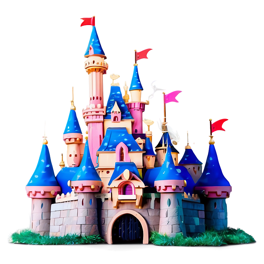 Glittering Disney Castle Png Lql41 PNG Image