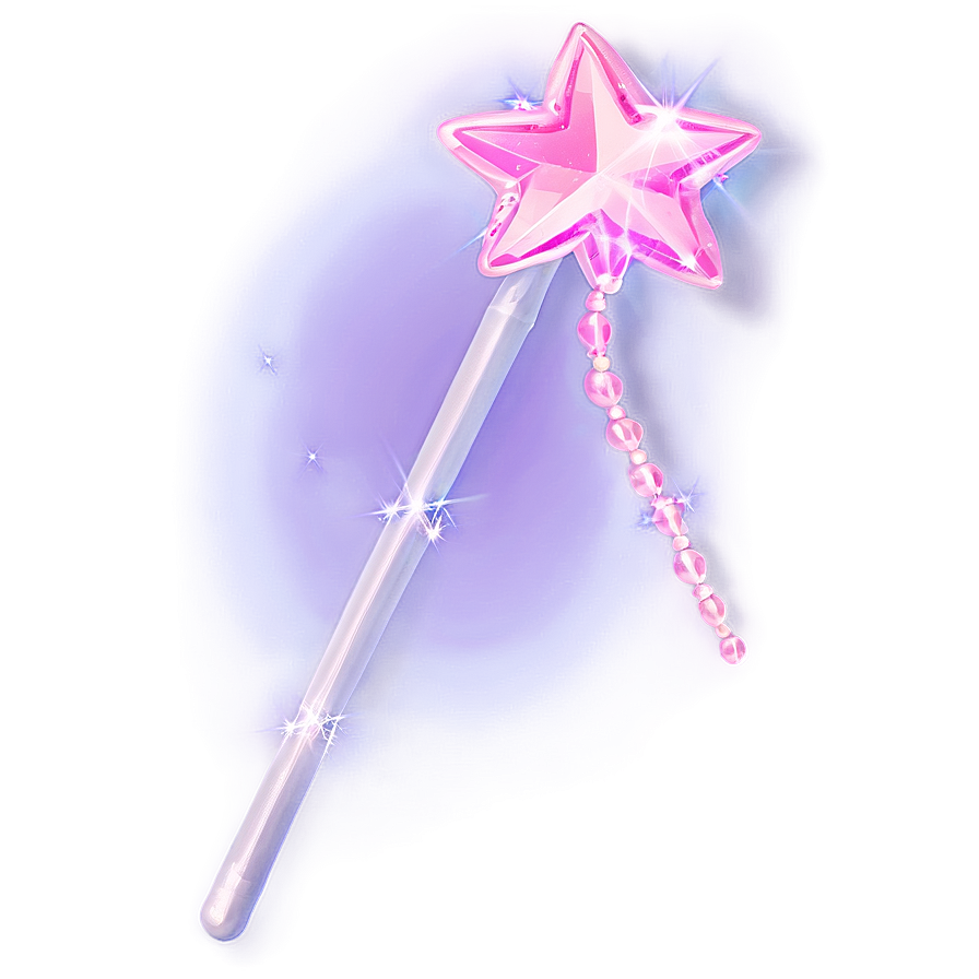 Glittering Fairy Wand Png 06292024 PNG Image