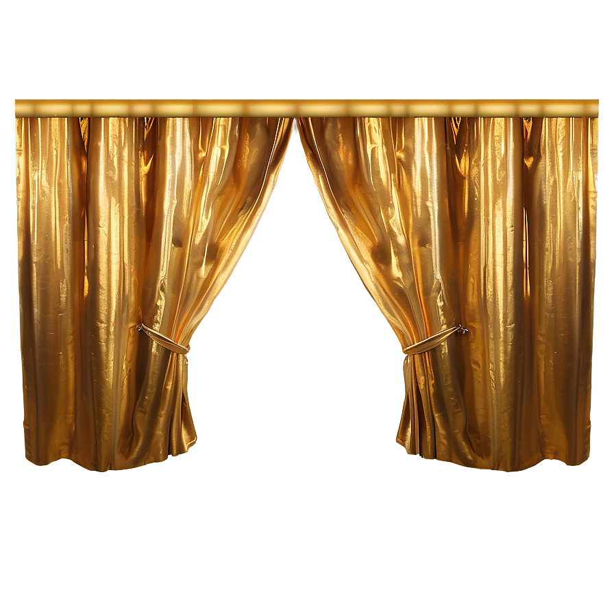 Glittering Gold Curtain Png Qmq8 PNG Image