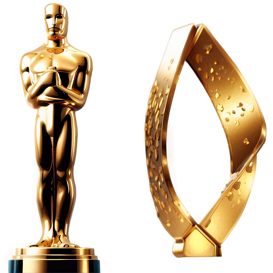 Glittering Oscar Award Png Ptd74 PNG Image