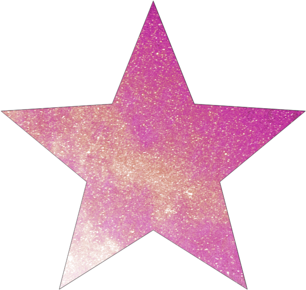 Glittering Purple Star PNG Image