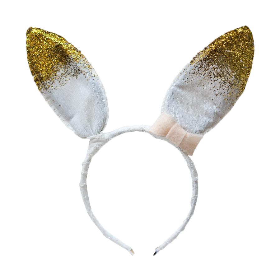 Glittery Bunny Ears Headband.png PNG Image