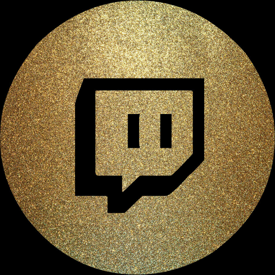 Glittery_ Twitch_ Logo PNG Image