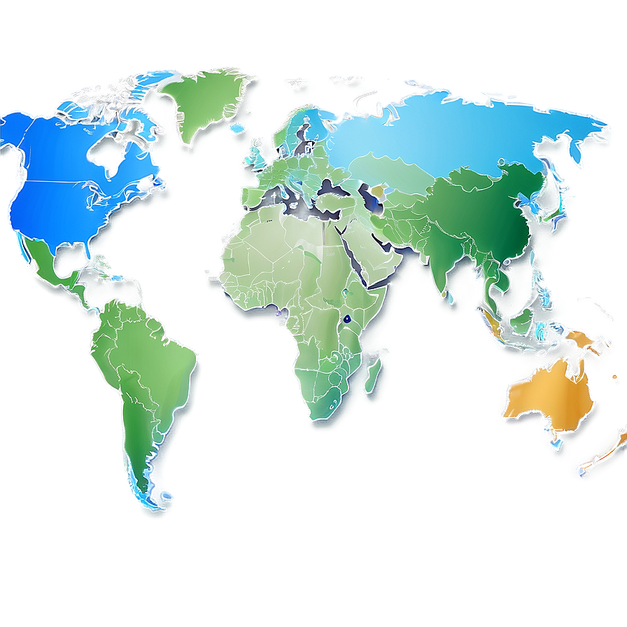 Global Map Outline Vector Png 34 PNG Image