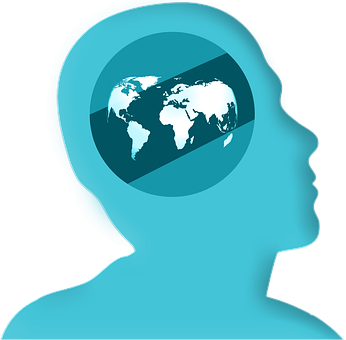 Global Thinking Concept PNG Image