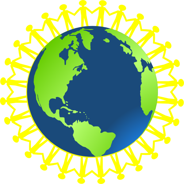 Global Unity Children Holding Hands PNG Image