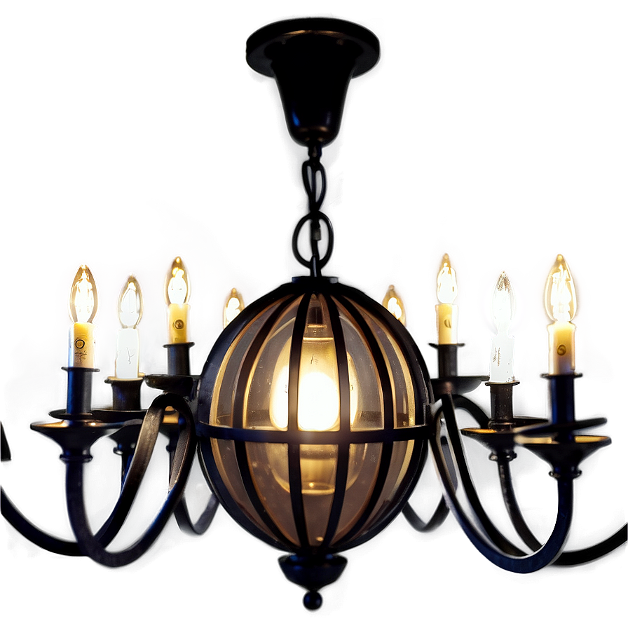 Globe Chandelier Png Otg8 PNG Image