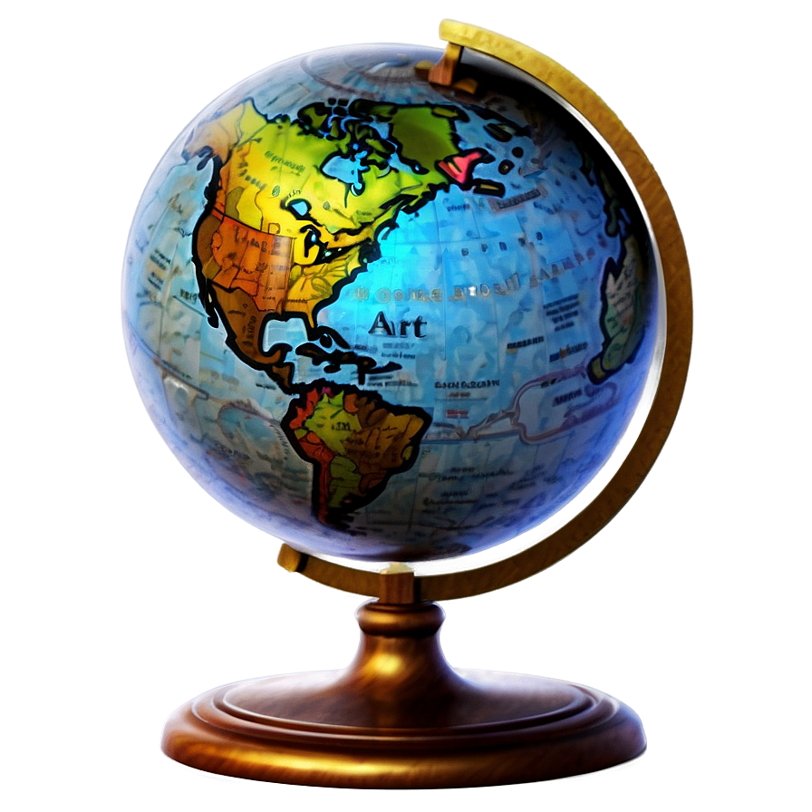 Globe With Stand Png Pka PNG Image