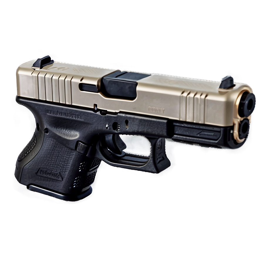 Glock 26 Subcompact Pistol Png 05212024 PNG Image