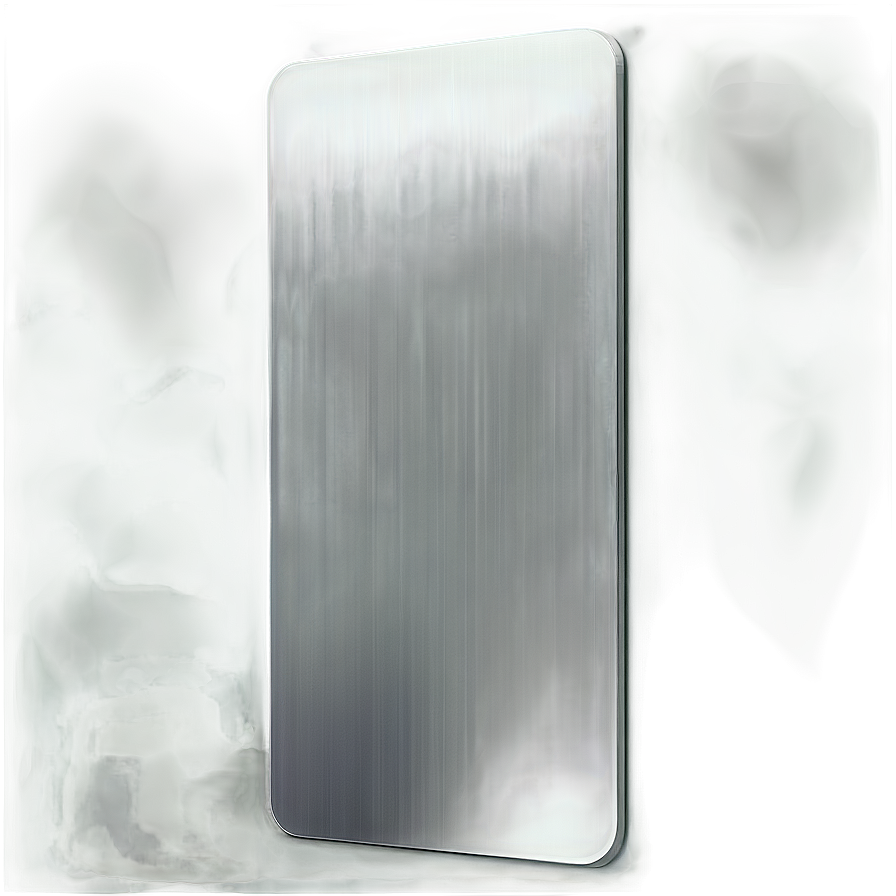 Glossy Aluminum Plate Png Qrp PNG Image