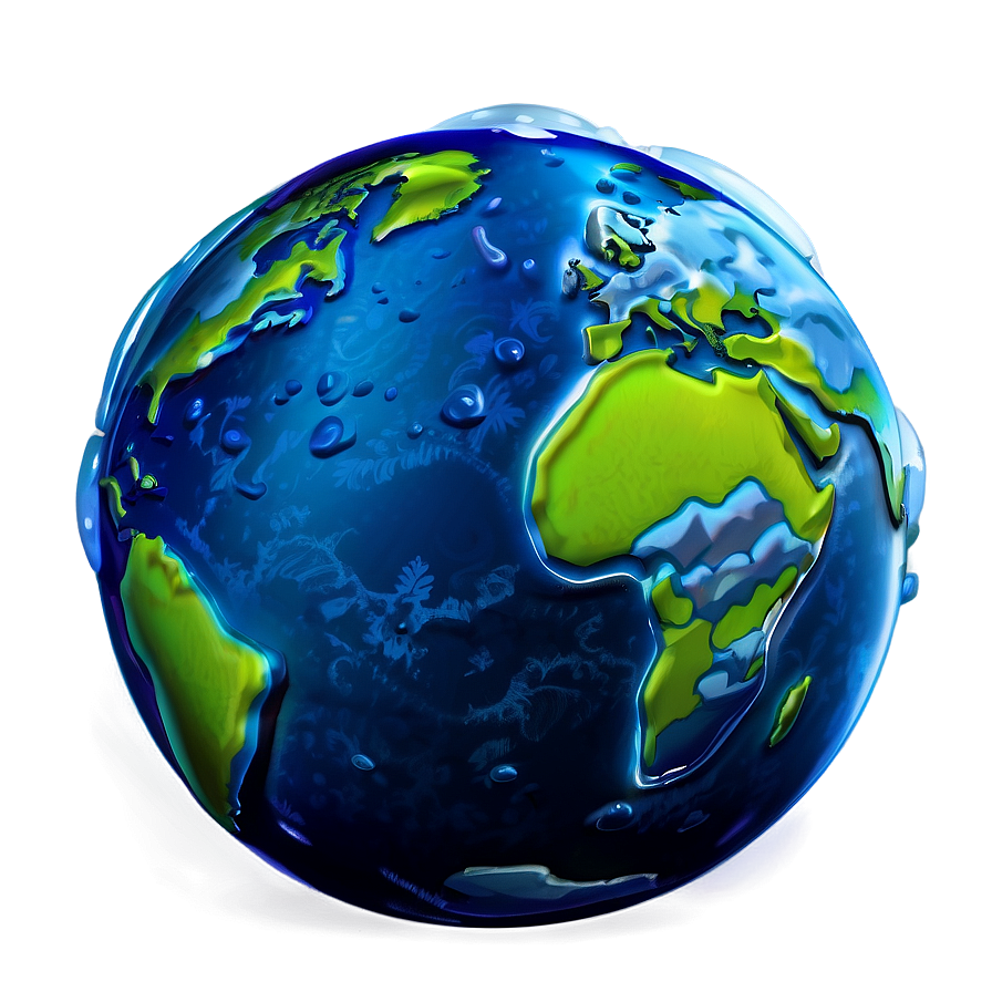 Glossy Blue Planet Logo Png 30 PNG Image