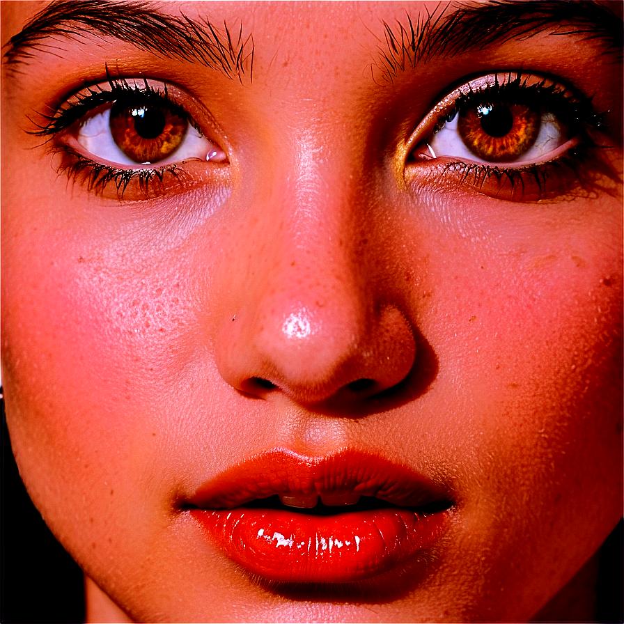 Glossy Brown Eyed Girl Png Obb45 PNG Image