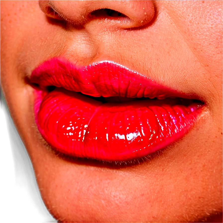 Glossy Lips Smile Png Cju16 PNG Image