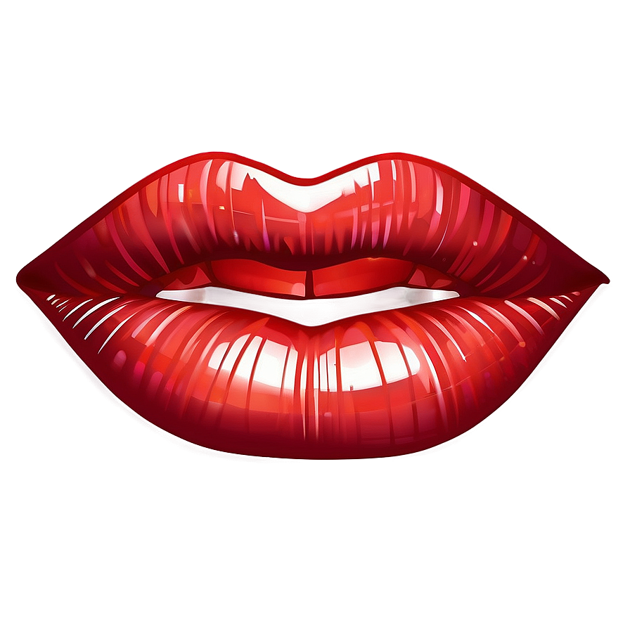 Glossy Lips With Diamond Png Vuc PNG Image