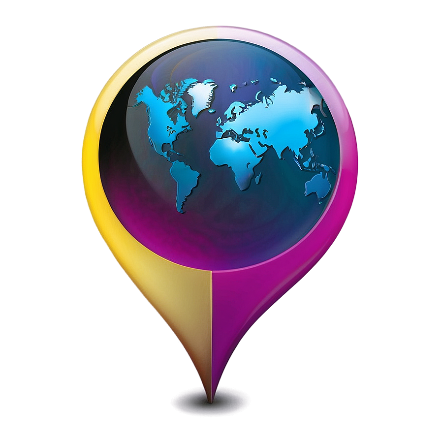 Glossy Map Pin Png Mxw83 PNG Image