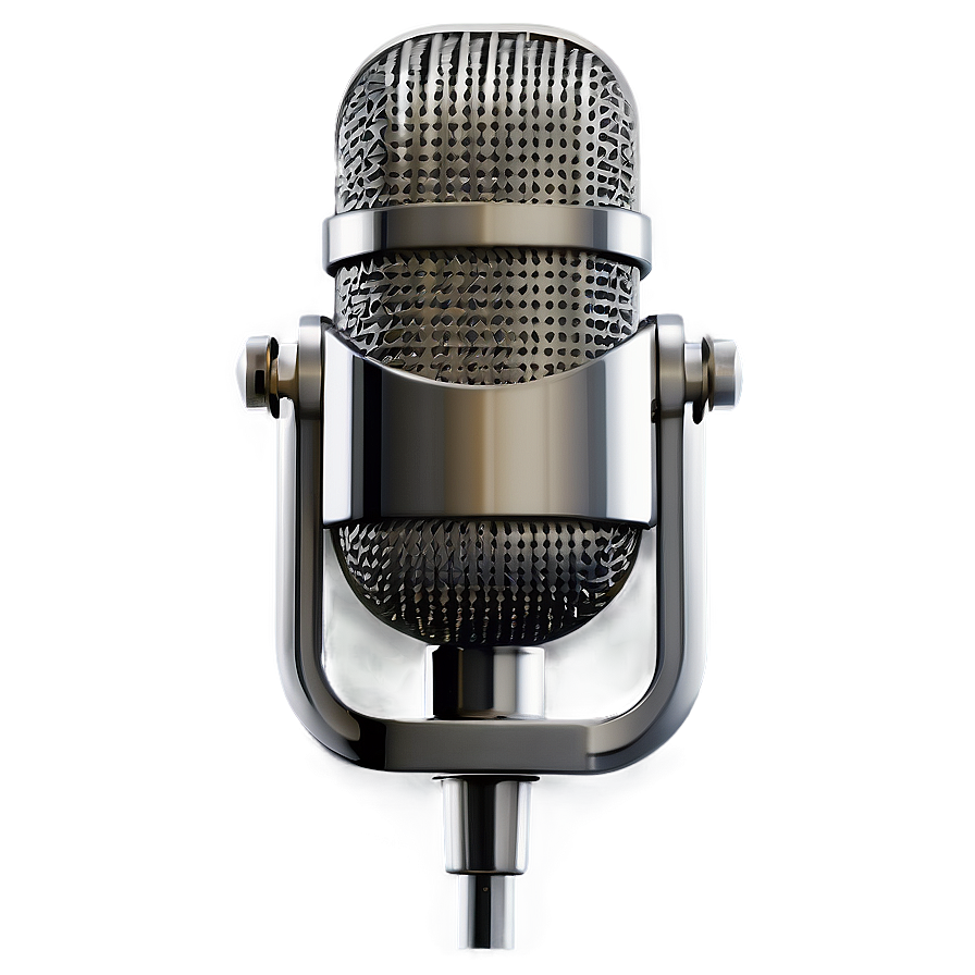 Glossy Radio Microphone Png 41 PNG Image