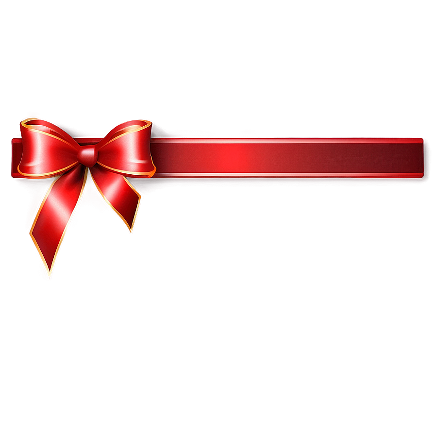 Glossy Red Ribbon Gift Png Umt83 PNG Image