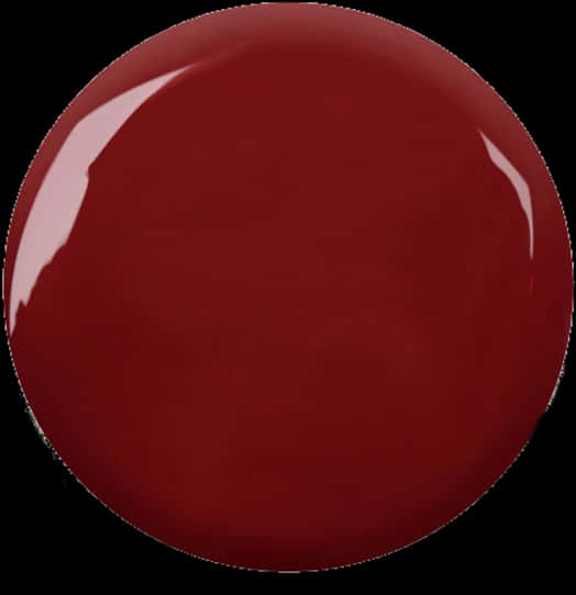 Glossy Red Sphere Graphic PNG Image