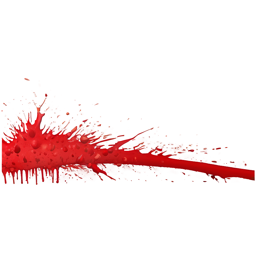 Glossy Red Splatter Art Png 06262024 PNG Image