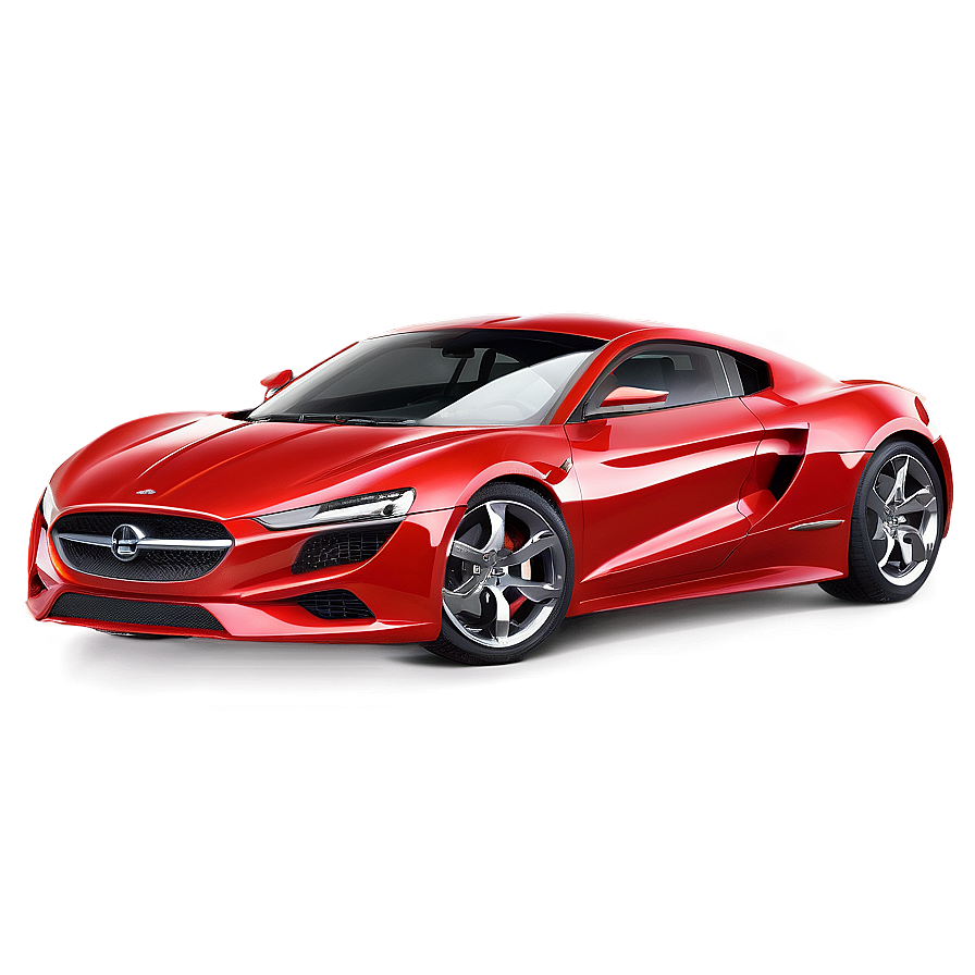 Glossy Red Sports Car Png 34 PNG Image