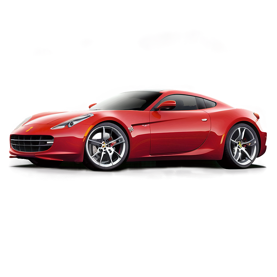 Glossy Red Sports Car Png Qja PNG Image