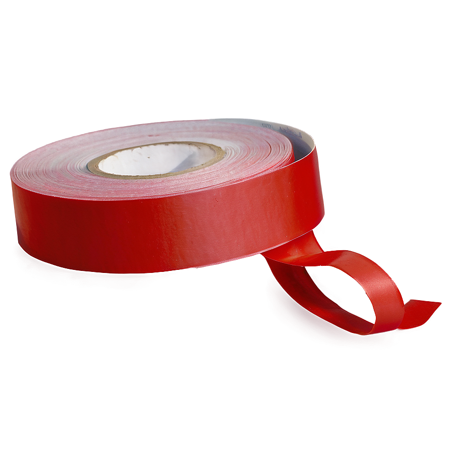 Glossy Red Tape Png Sej79 PNG Image