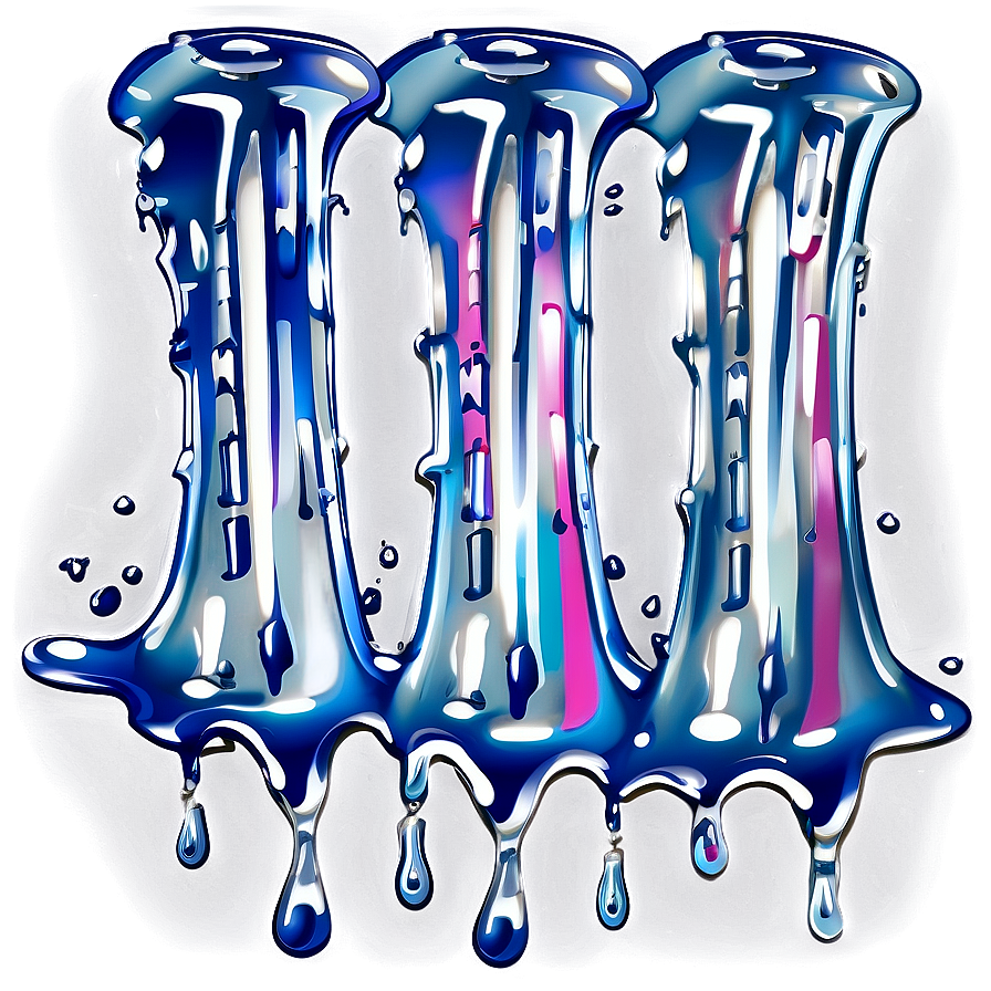 Glossy Spray Paint Drip Png 06282024 PNG Image