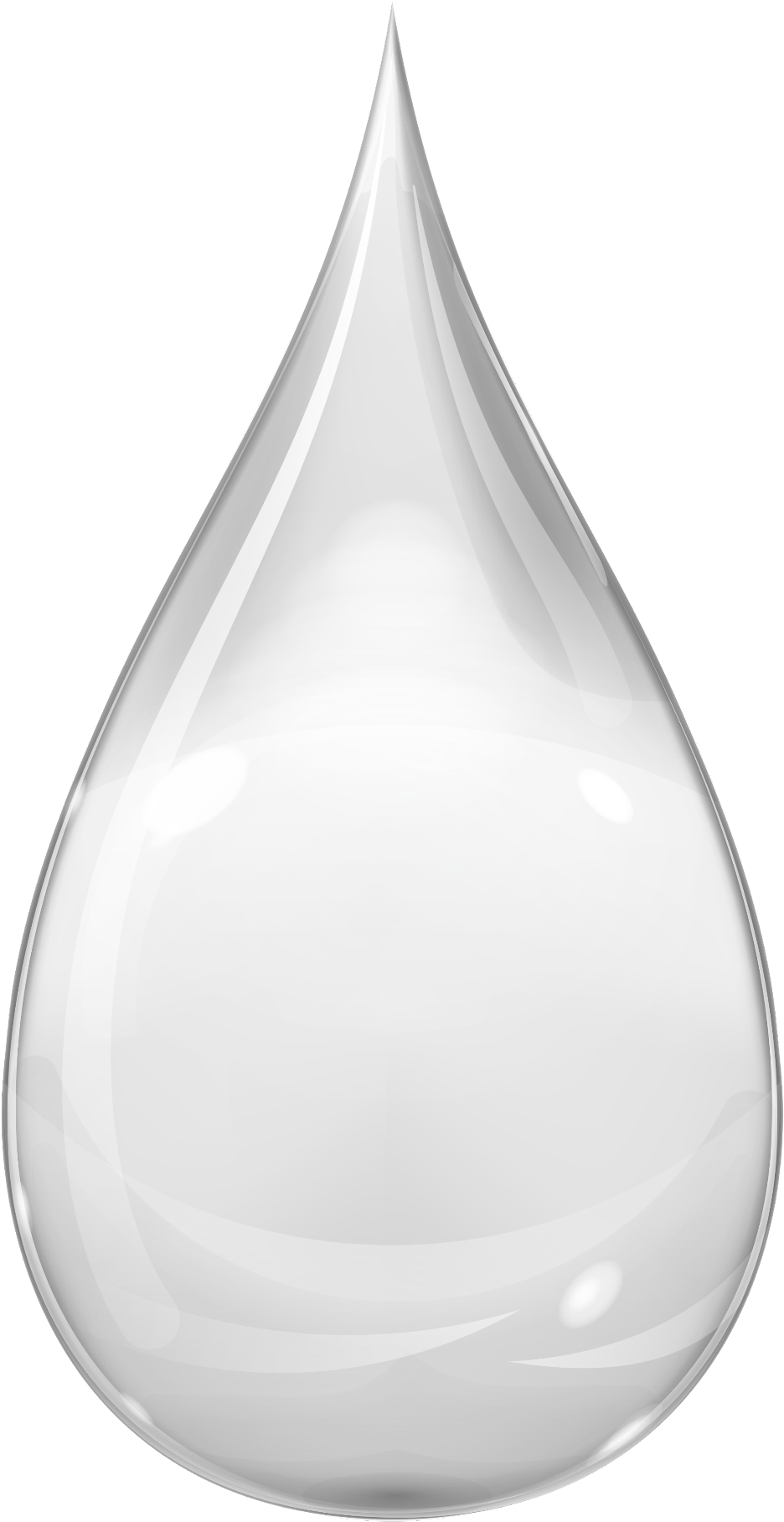 Glossy Teardrop Graphic PNG Image