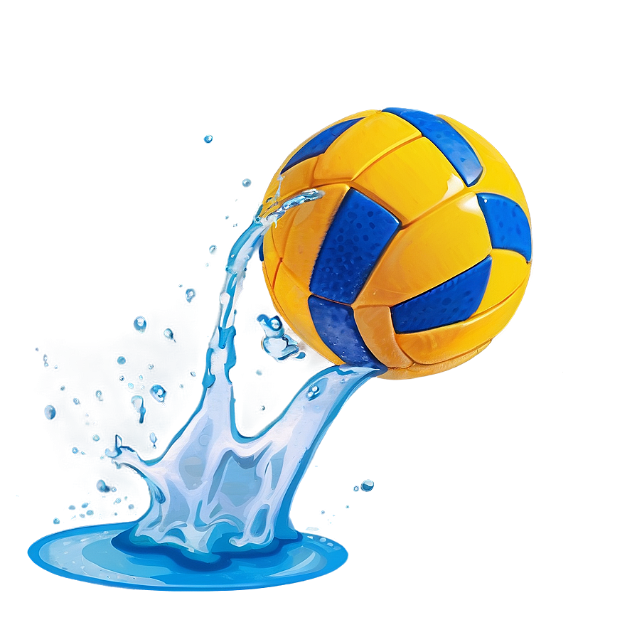 Glossy Water Polo Ball Png 32 PNG Image