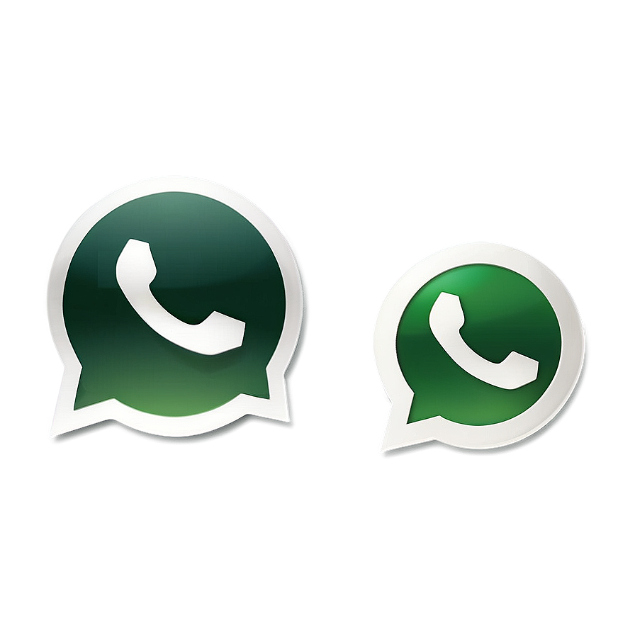 Glossy Whatsapp Icon Look Png Fsx PNG Image