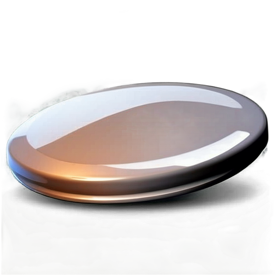 Glossy White Button Png 06272024 PNG Image