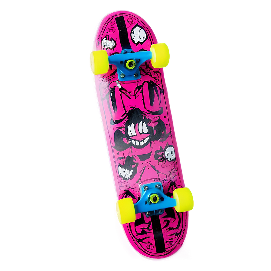 Glow In The Dark Skateboard Png Isk72 PNG Image