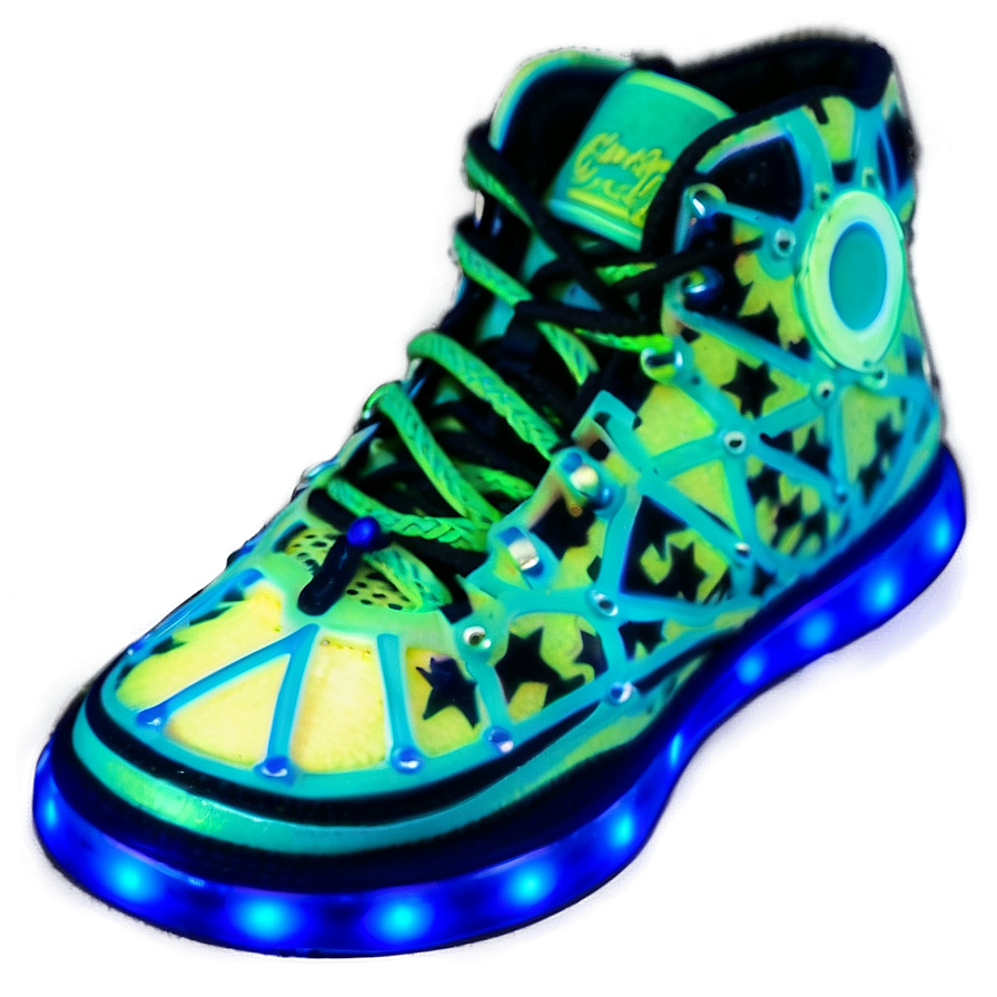 Glow In The Dark Sneakers Png 05242024 PNG Image