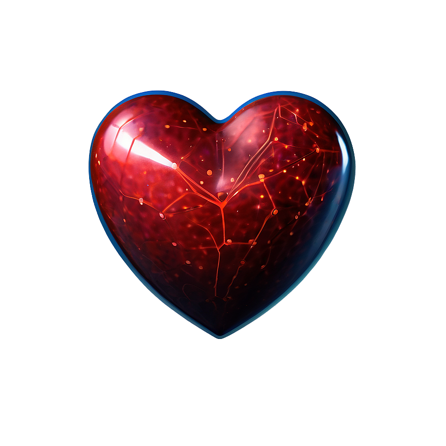 Glowing 3d Heart Png 05252024 PNG Image