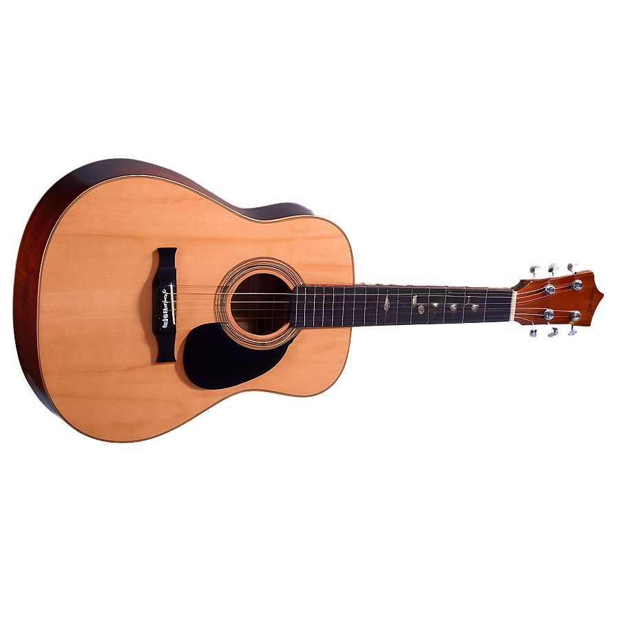 Glowing Acoustic Guitar Png Afb69 PNG Image