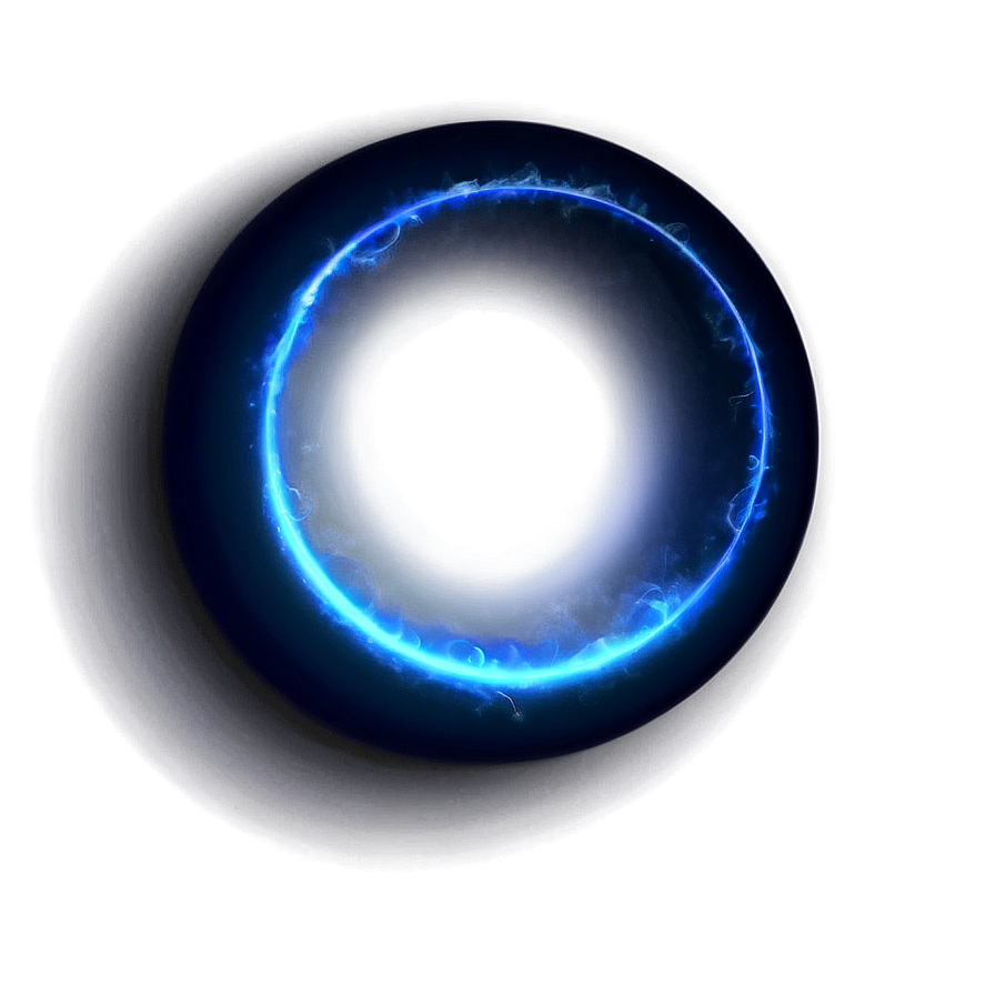 Glowing Blue Circle Png 60 PNG Image