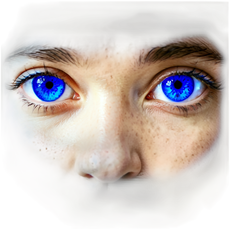 Glowing Blue Eyes Png Hpq PNG Image