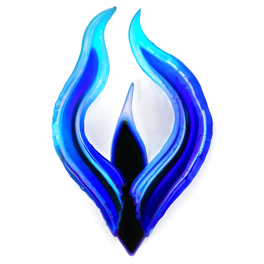 Glowing Blue Flame Png 06202024 PNG Image