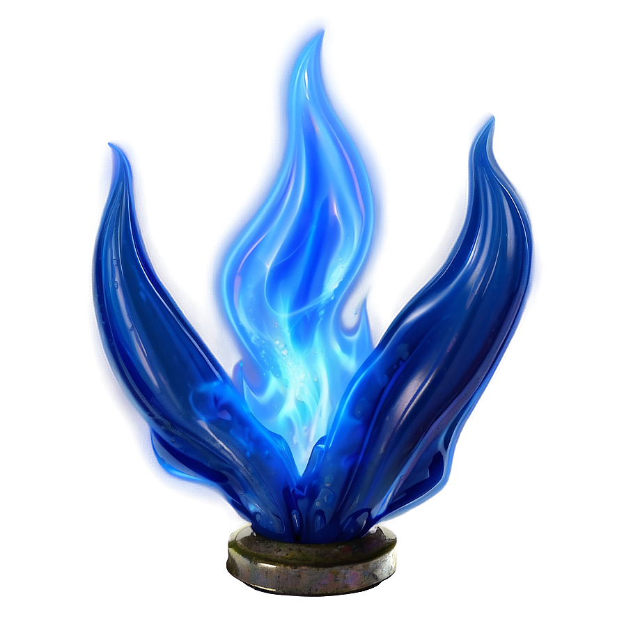 Glowing Blue Flame Png 06202024 PNG Image