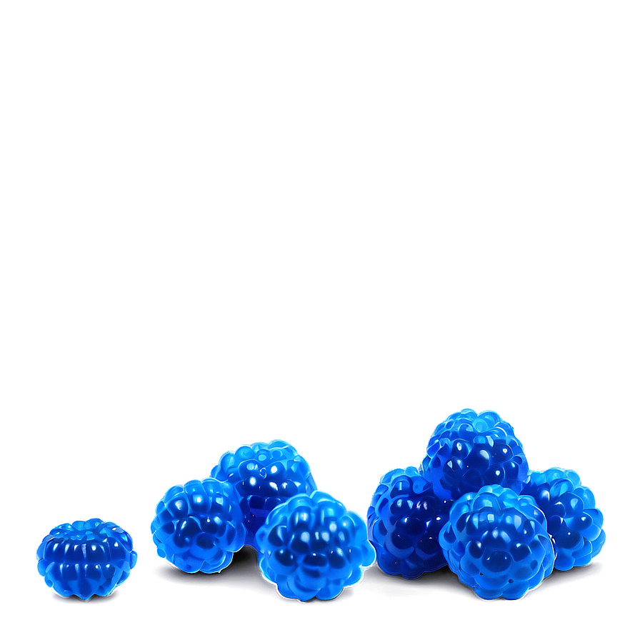 Glowing Blue Raspberry Png 11 PNG Image