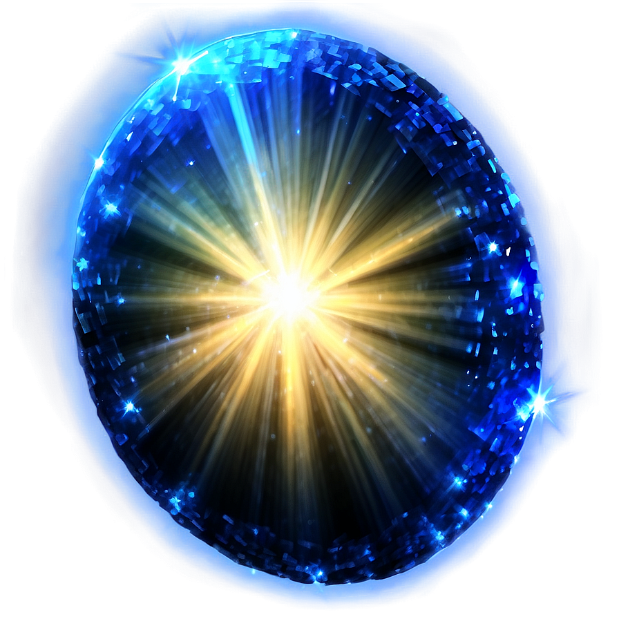 Glowing Blue Sparkle Light Png Icl99 PNG Image