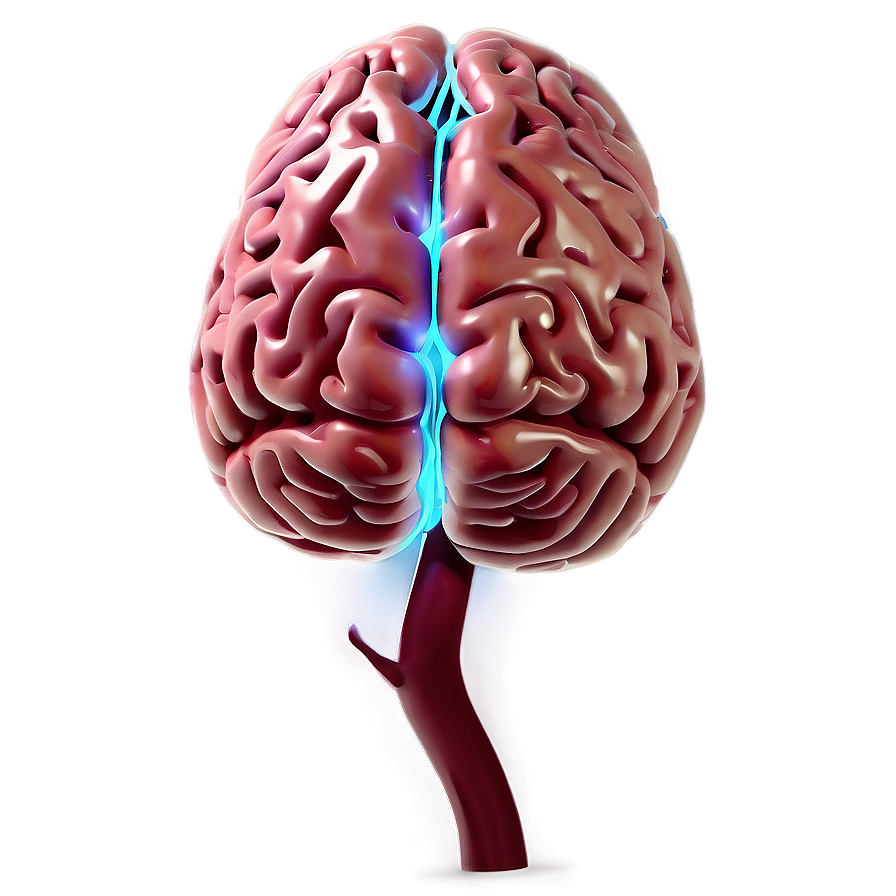 Glowing Brain Idea Png Las92 PNG Image