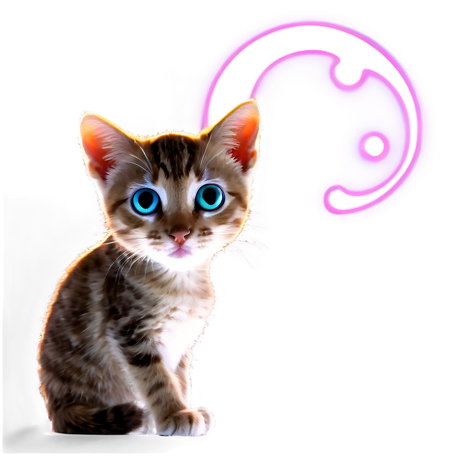 Glowing Cat Png 05232024 PNG Image