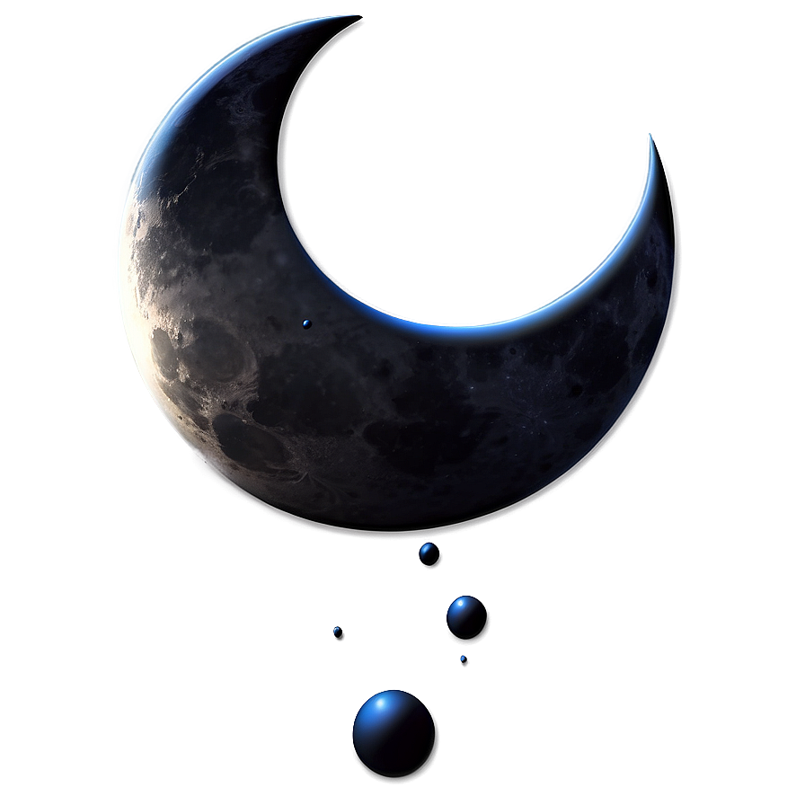 Glowing Crescent Moon Png Jfo2 PNG Image