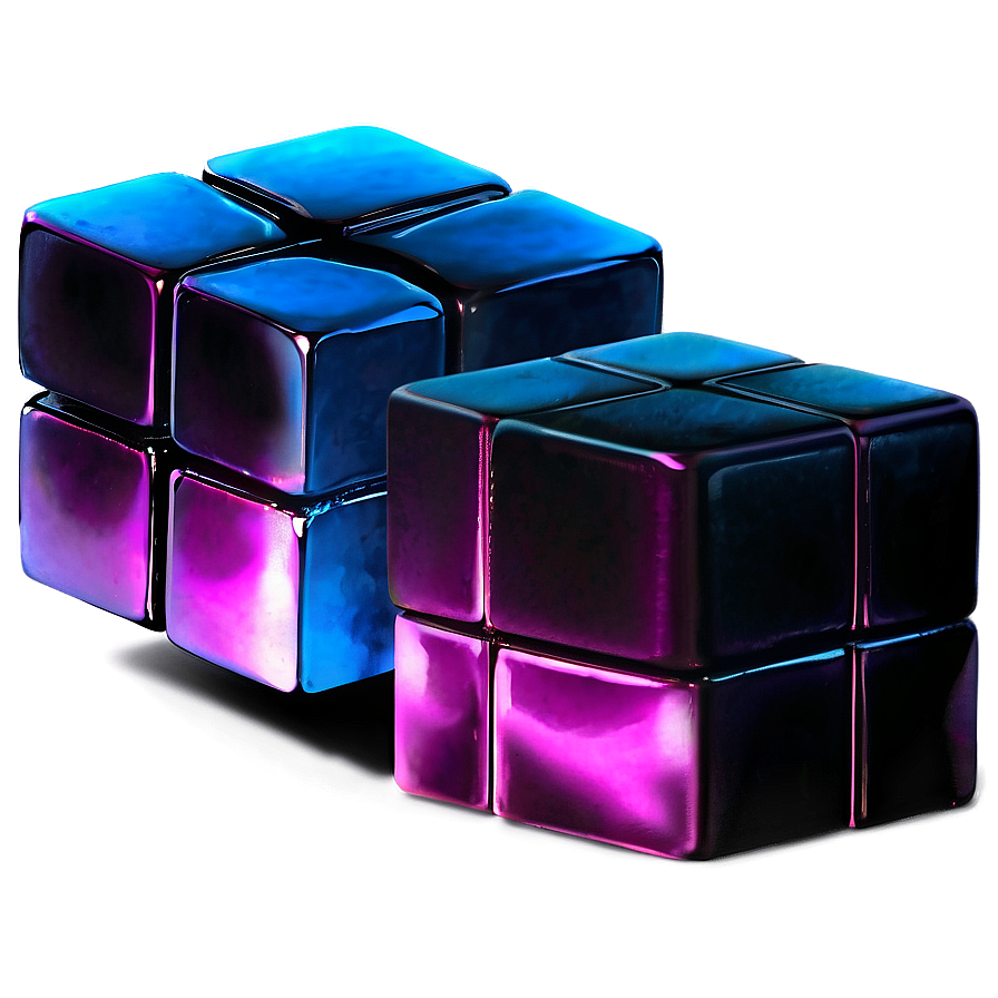 Glowing Cube Png Yof83 PNG Image