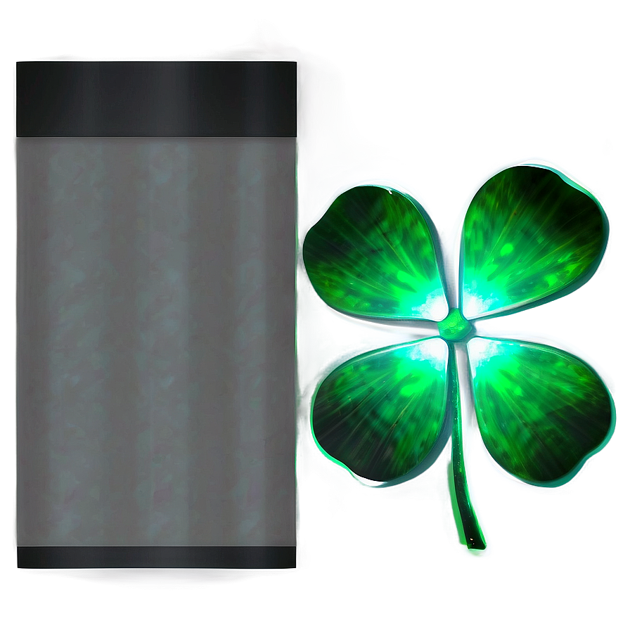 Glowing Four Leaf Clover Png 05252024 PNG Image